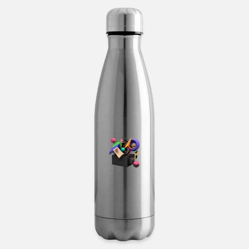 3D - Isolierflasche - Lightsilver