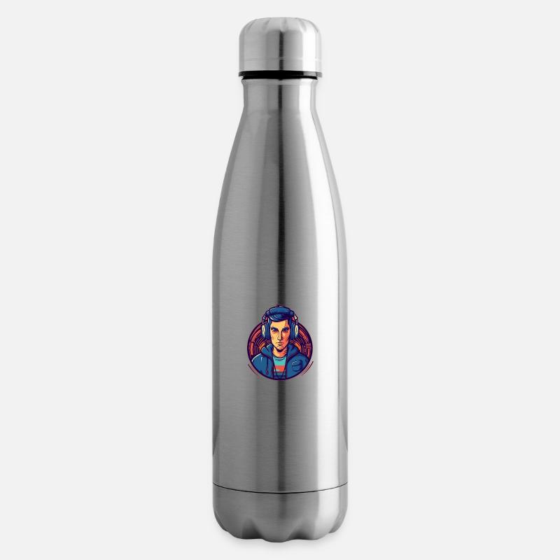 DJ Niceguy - Insulated Water Bottle - silver