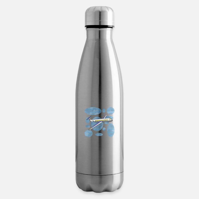 Flugzeug - Isolierflasche - Lightsilver