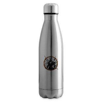 Chevalier féroce - Bouteille isotherme - argent clair - Droite