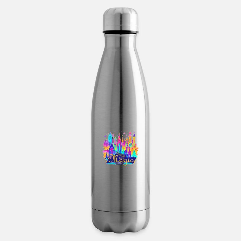 Das Leben braucht Magie - Isolierflasche - Lightsilver