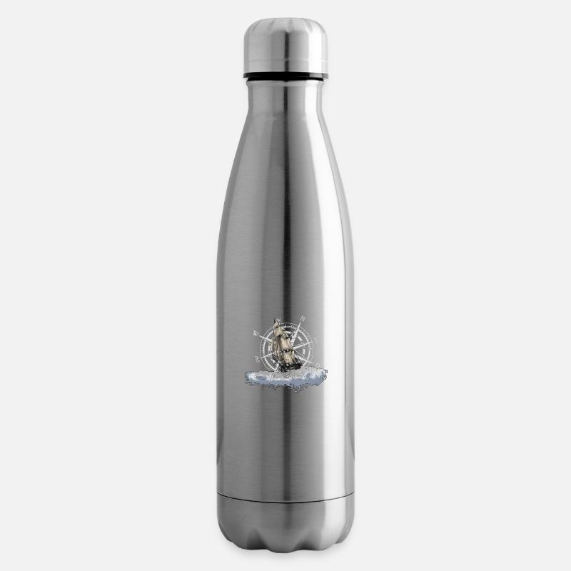 Segelschiff - Isolierflasche - Lightsilver