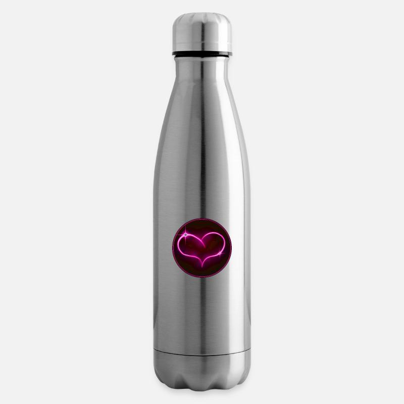 Amour - Bouteille isotherme - argent clair
