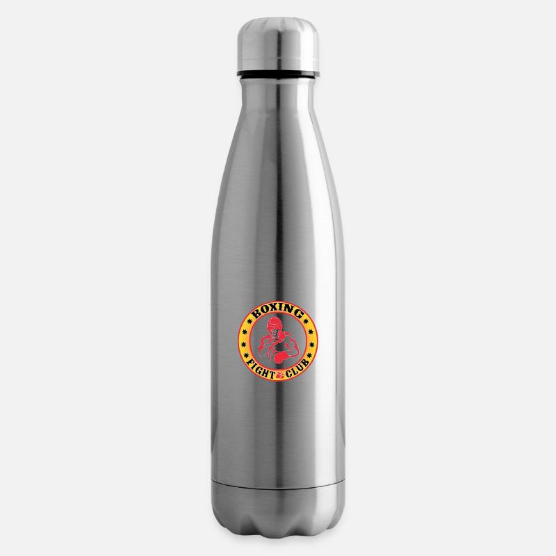 Conception de club de combat de boxe - Bouteille isotherme - argent clair