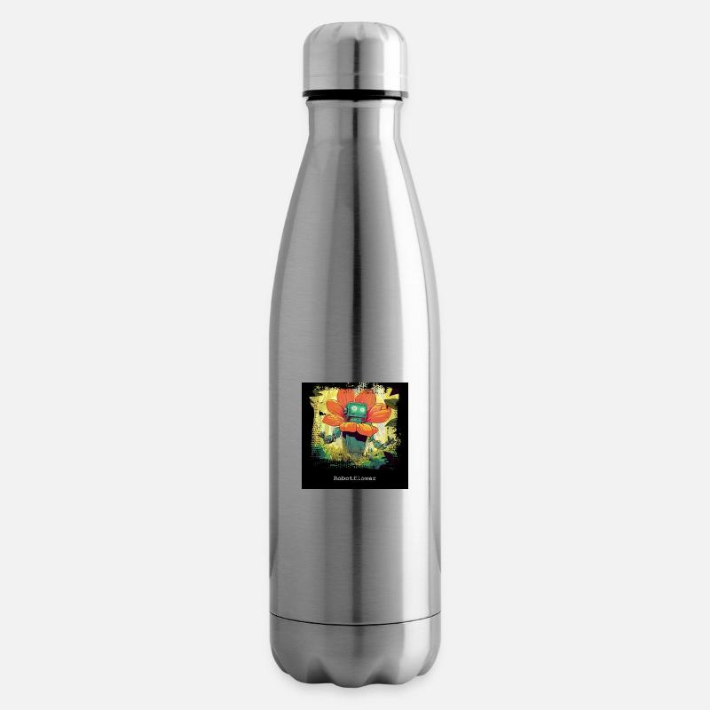 Robotflower 2 - Isolierflasche - Lightsilver