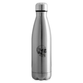 Pencil skull - Insulated Water Bottle - silver - Right