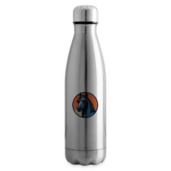 Horse, Horse, Horse, Warhorse, Pony - Insulated Water Bottle - silver - Right