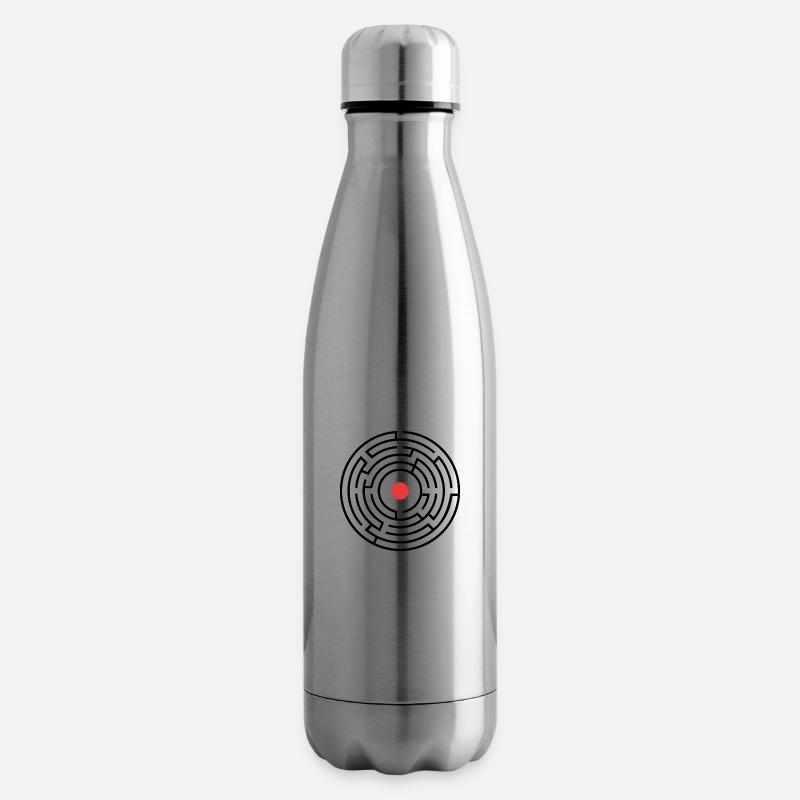 labyrinth - Isolierflasche - Lightsilver