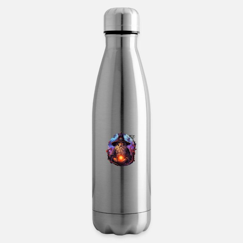 Der grimmige Magier - Isolierflasche - Lightsilver