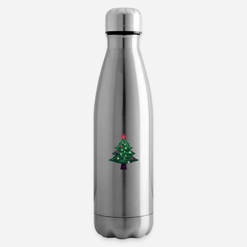 Weihnachten Weihnachtsbaum Geschenk Tannenbaum - Isolierflasche - Lightsilver