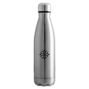 Okzitanisches Kreuz - Isolierflasche - Lightsilver - Rechts