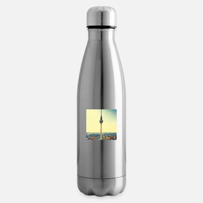 Berliner Fernsehturm - Isolierflasche - Lightsilver