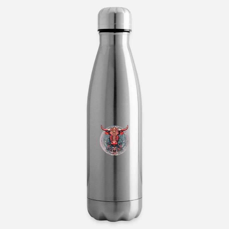 Kuh - Isolierflasche - Lightsilver