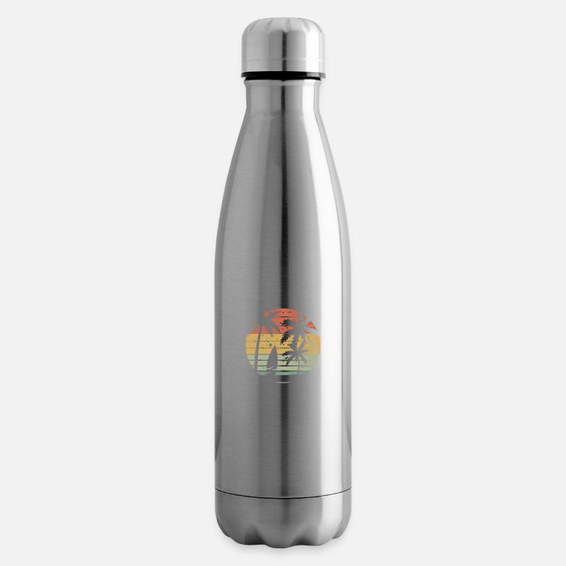 surf rétro - Bouteille isotherme - argent clair