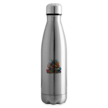 Das Great Barrier Reef, ein Naturwunder - Isolierflasche - Lightsilver - Rechts