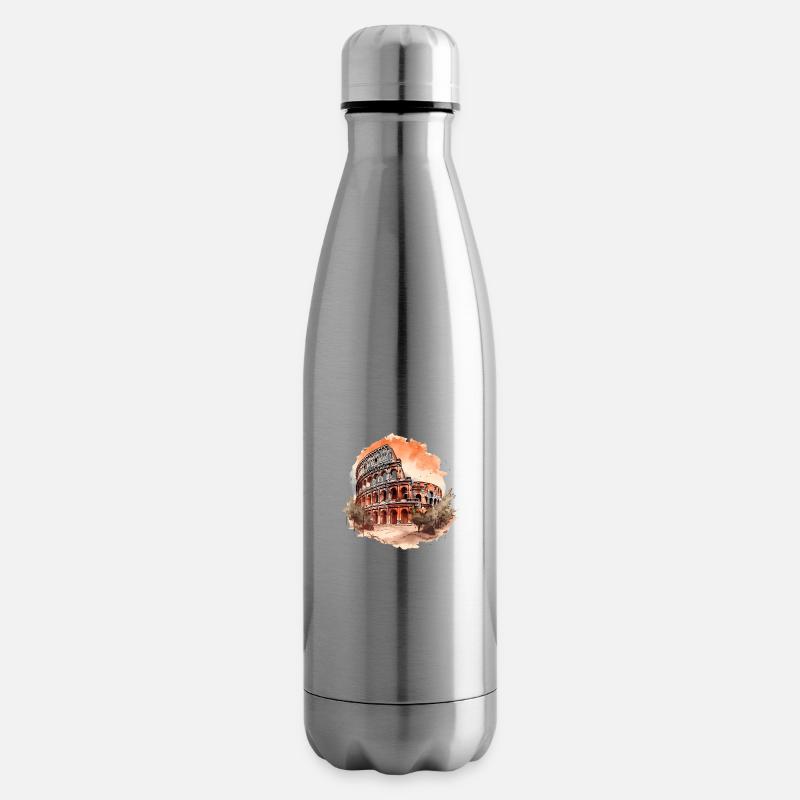 Rom ist eine Reise wert - Isolierflasche - Lightsilver