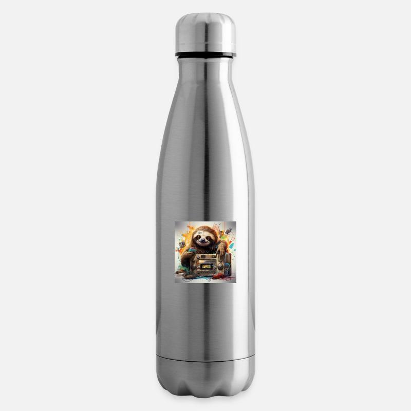 Faultier 90er - Isolierflasche - Lightsilver