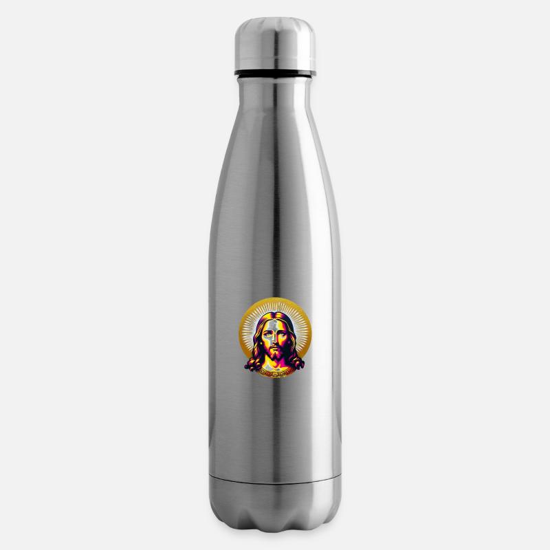 Jesus Christus - Isolierflasche - Lightsilver