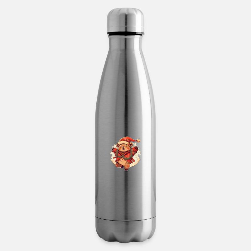 christmas teddy 4 - Isolierflasche - Lightsilver