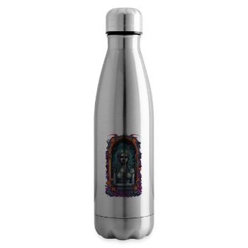 Mariée gothique esthétique occulte rétro Design - Bouteille isotherme - argent clair - Droite