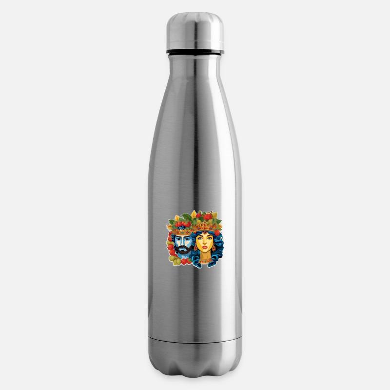teste di moro - Isolierflasche - Lightsilver