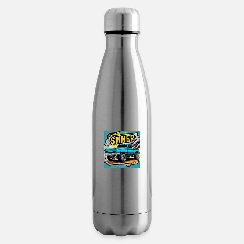 Climate sinner - Insulated Water Bottle - silver