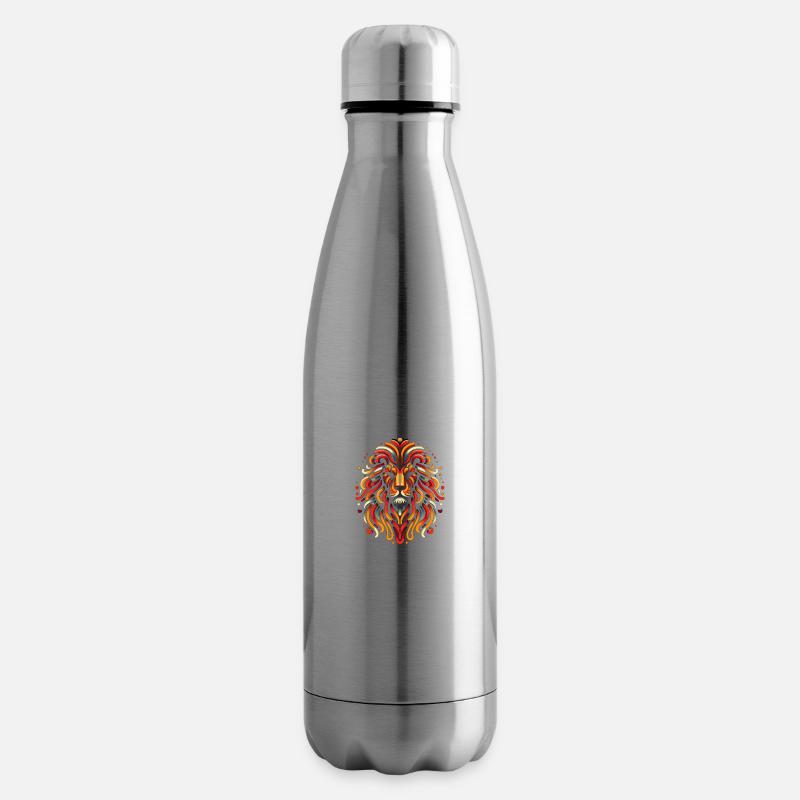 Löwe - Isolierflasche - Lightsilver