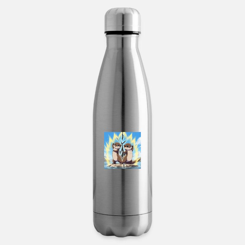 cute Otter - Isolierflasche - Lightsilver