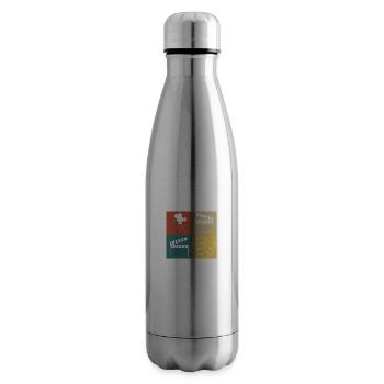 Retro Vintage Theater - Insulated Water Bottle - silver - Right