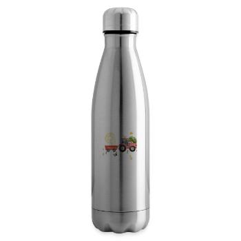 9-jähriges Jubiläum Farm Agriculture - Isolierflasche - Lightsilver - Rechts