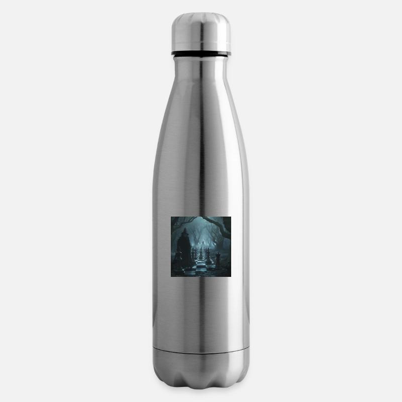 Schach - Isolierflasche - Lightsilver