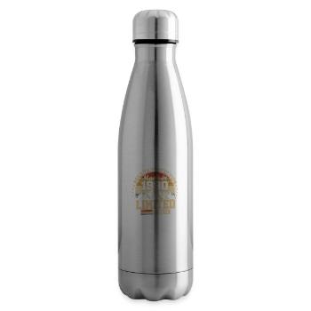 1980 Birthday 1980 Born in 1980 Anniversary - Insulated Water Bottle - silver - Right