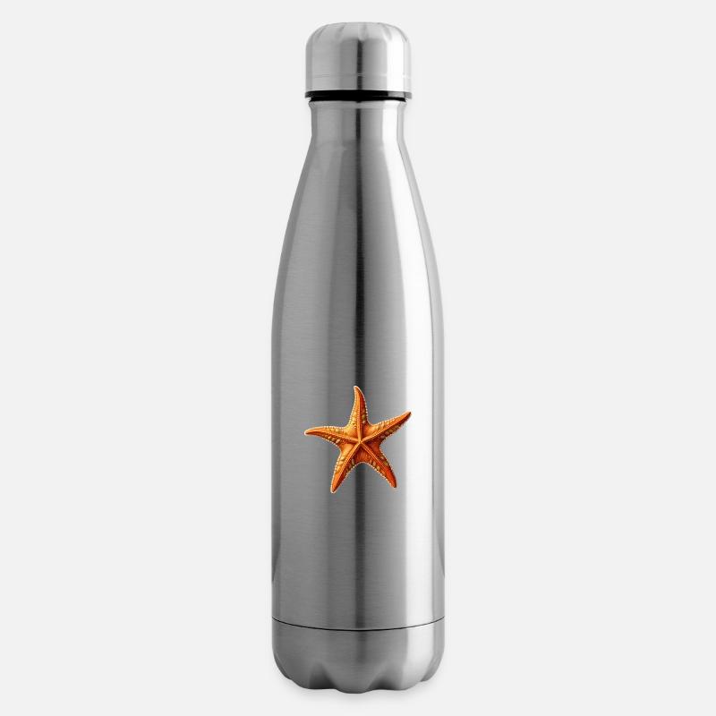 Étoile de mer - Bouteille isotherme - argent clair