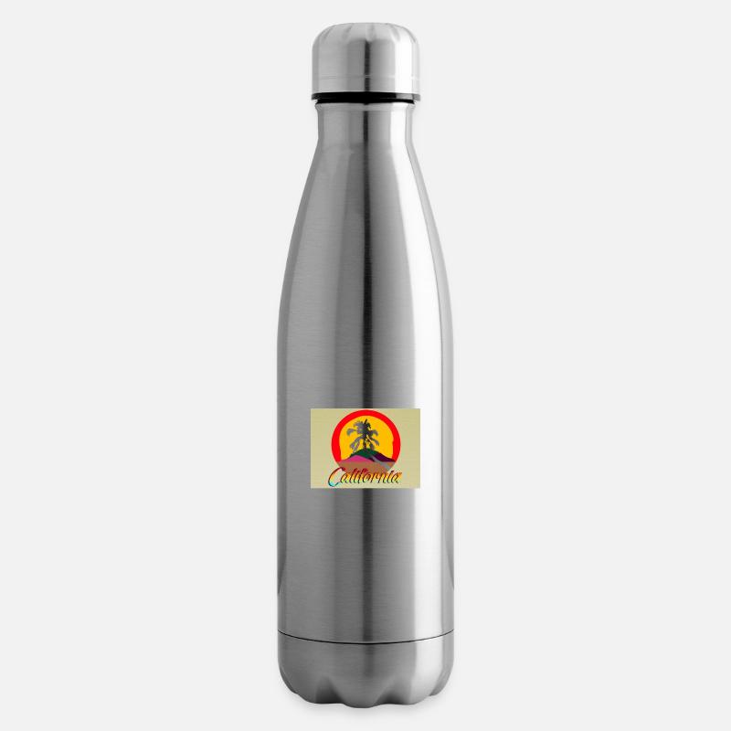California Cutout Postcard - Isolierflasche - Lightsilver