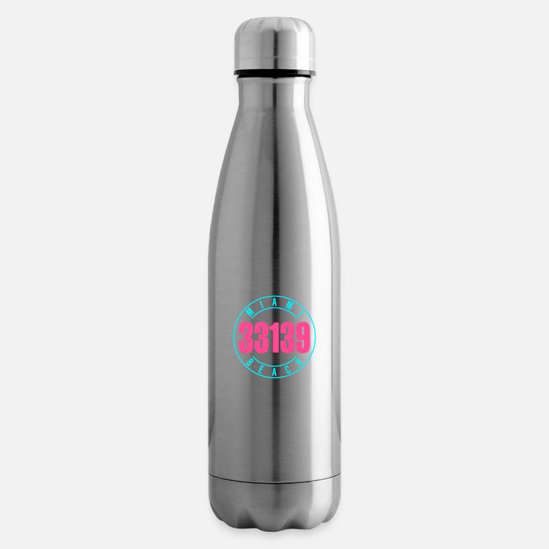 Miami Beach 33139 - Isolierflasche - Lightsilver
