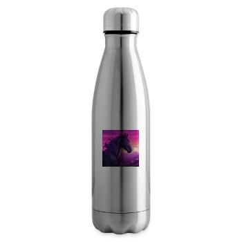 Art du cheval - Bouteille isotherme - argent clair - Droite