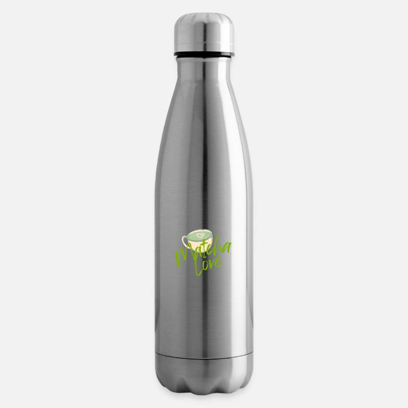 Matcha Liebe - Isolierflasche - Lightsilver