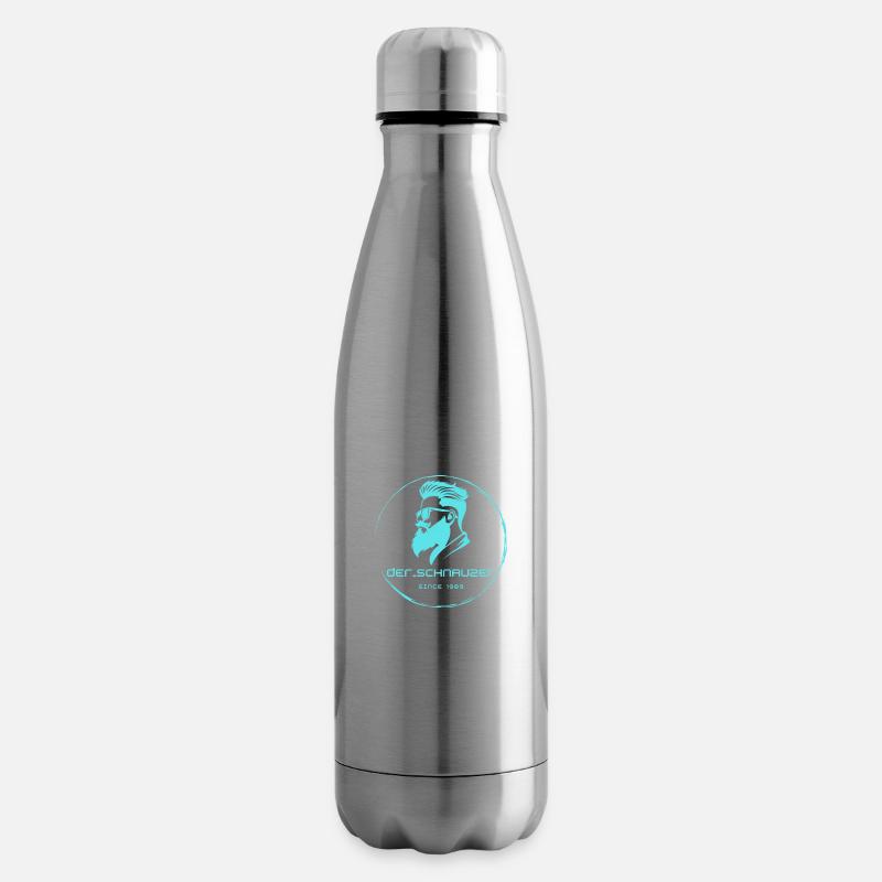 der_schnauzer hellblau - Isolierflasche - Lightsilver