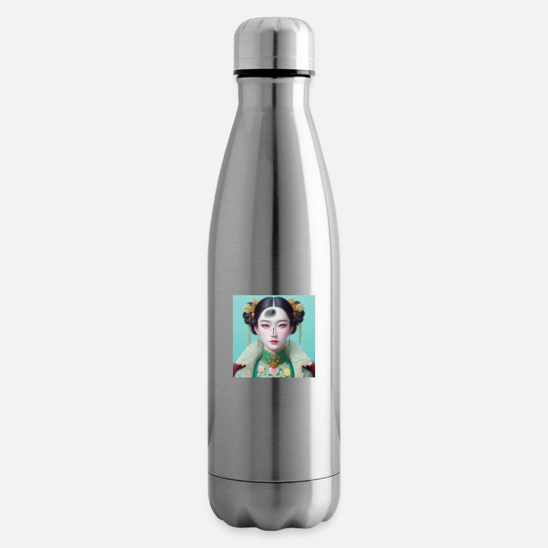 Schmetterlingsmädchen - Isolierflasche - Lightsilver