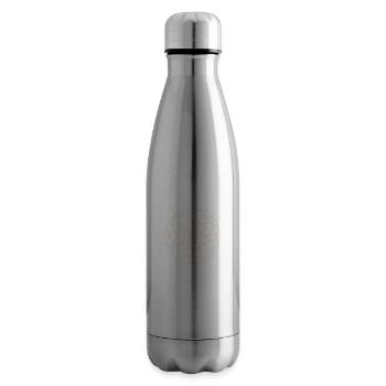 Géométrie sacrée Fleur - Bouteille isotherme - argent clair - Droite