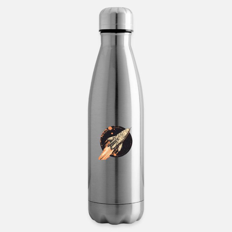 Mission Mars: Aufbruch ins Unbekannte! - Isolierflasche - Lightsilver