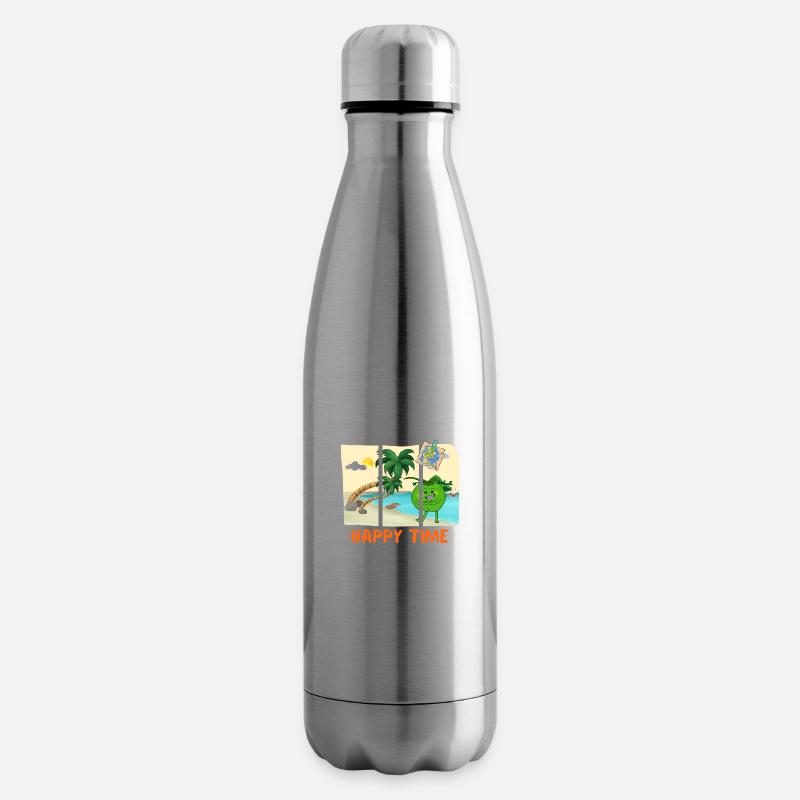 Happy Time - Isolierflasche - Lightsilver