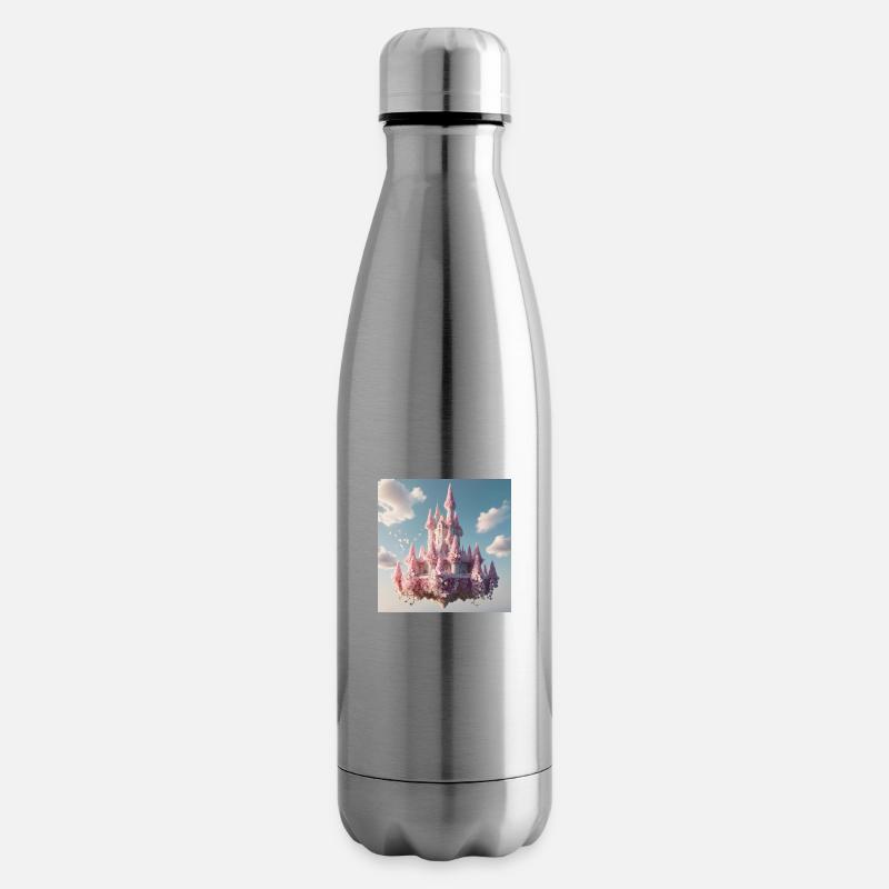 Schloss - Isolierflasche - Lightsilver
