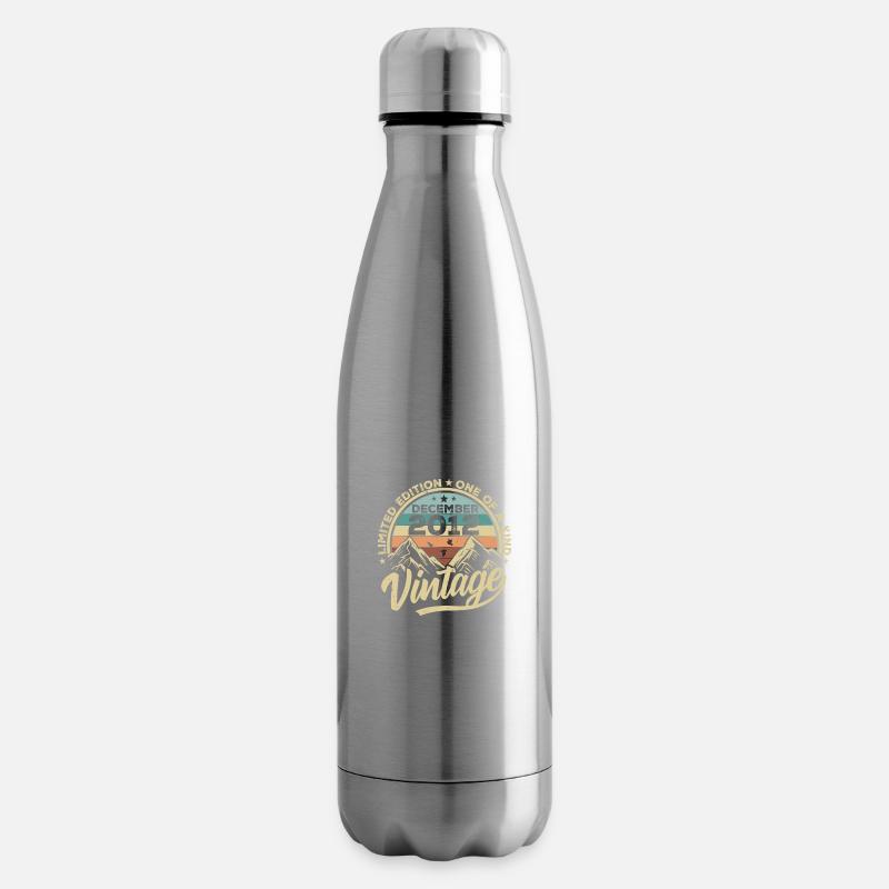 Original Dezember 2012 - 13. Geburtstag Geschenk - Isolierflasche - Lightsilver