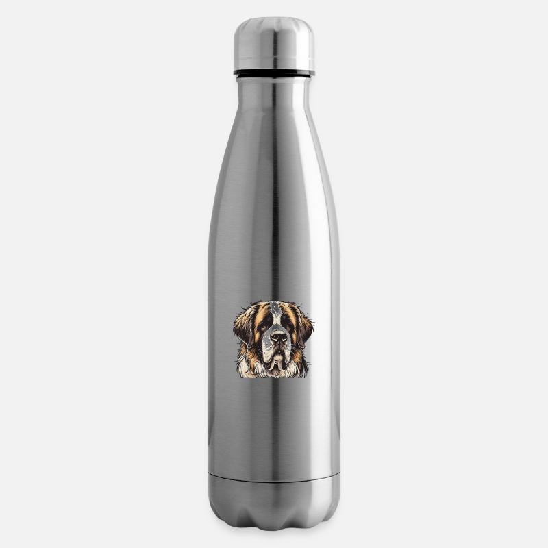 Saint Bernard - Insulated Water Bottle - silver