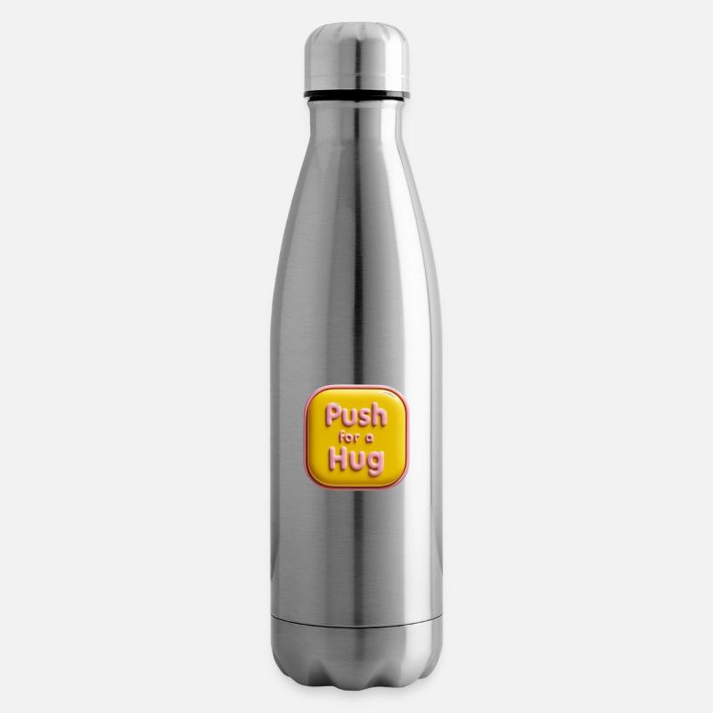 Pousser pour ahug - Bouteille isotherme - argent clair