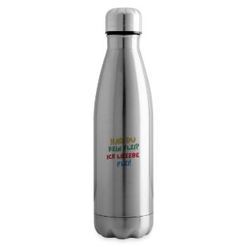 Hat du kein Flei? Ick lieeebe Flei! - Isolierflasche - Lightsilver - Rechts