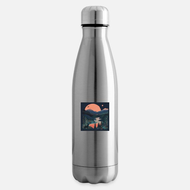 Landscape 2 - Isolierflasche - Lightsilver
