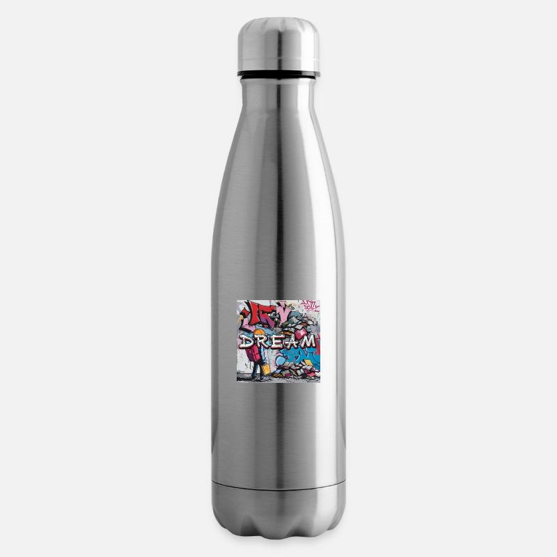 Dream Graffiti - Isolierflasche - Lightsilver