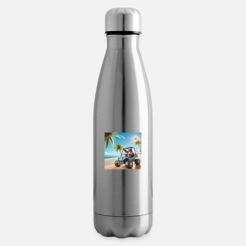 Buggy des dunes Sloth Wanderer - Bouteille isotherme - argent clair